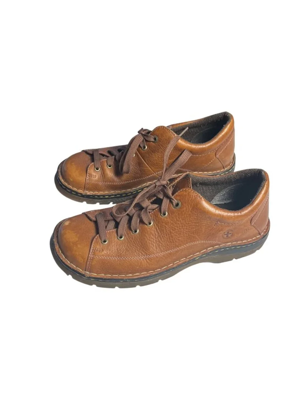 Dr. Martens Chunky Derby Oxford Shoes 12598 Brown Leather Lace-Up 13 VTG  Y2K